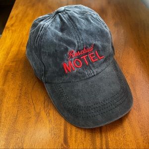 Schitt’s Creek Rosebud Motel Baseball Hat Faded Black